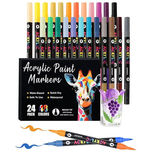 Dual Color Acrylic Paint Markers