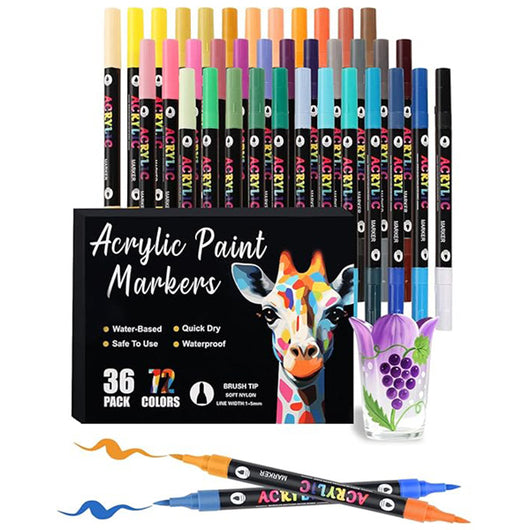 Dual Color Acrylic Paint Markers