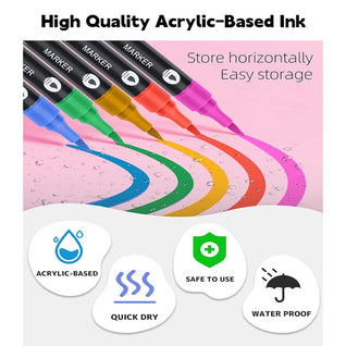 Dual Color Acrylic Paint Markers