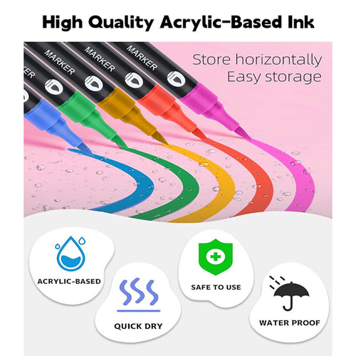 Dual Color Acrylic Paint Markers
