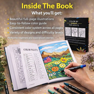 Color By Number For Adults